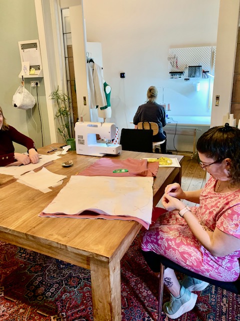 Naaiatelier Noordbroek cursisten.