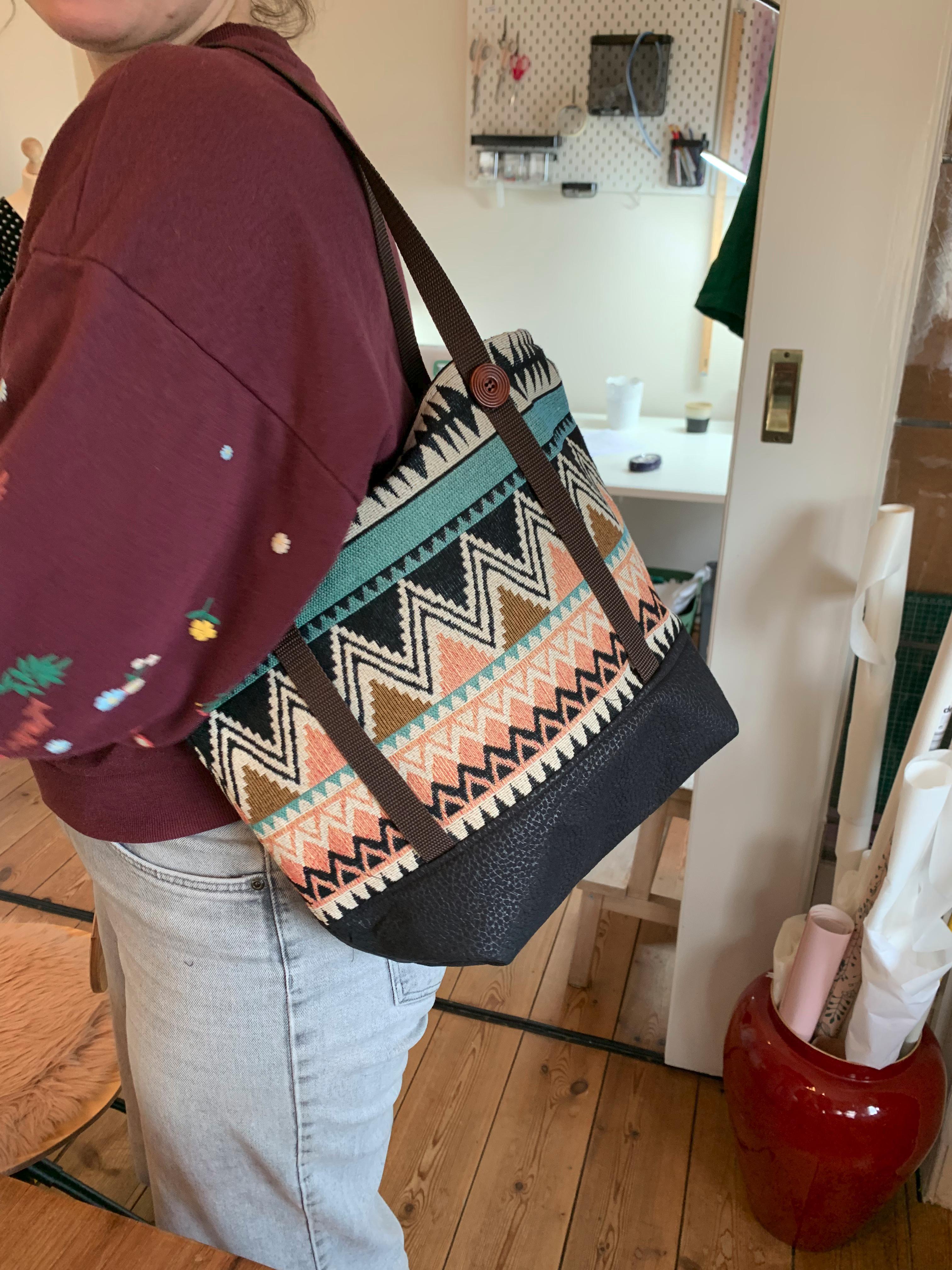 Tas van workshop bij Naaiatelier Noordbroek